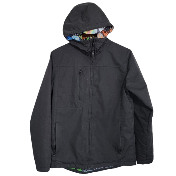 threyda Other - THREYDA Onxy Obsidian Jacket geometric print size M